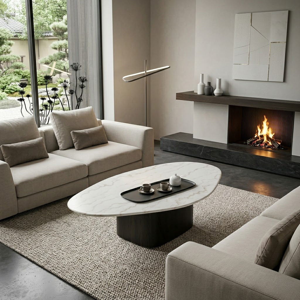 Sora Coffee Table - Walnut