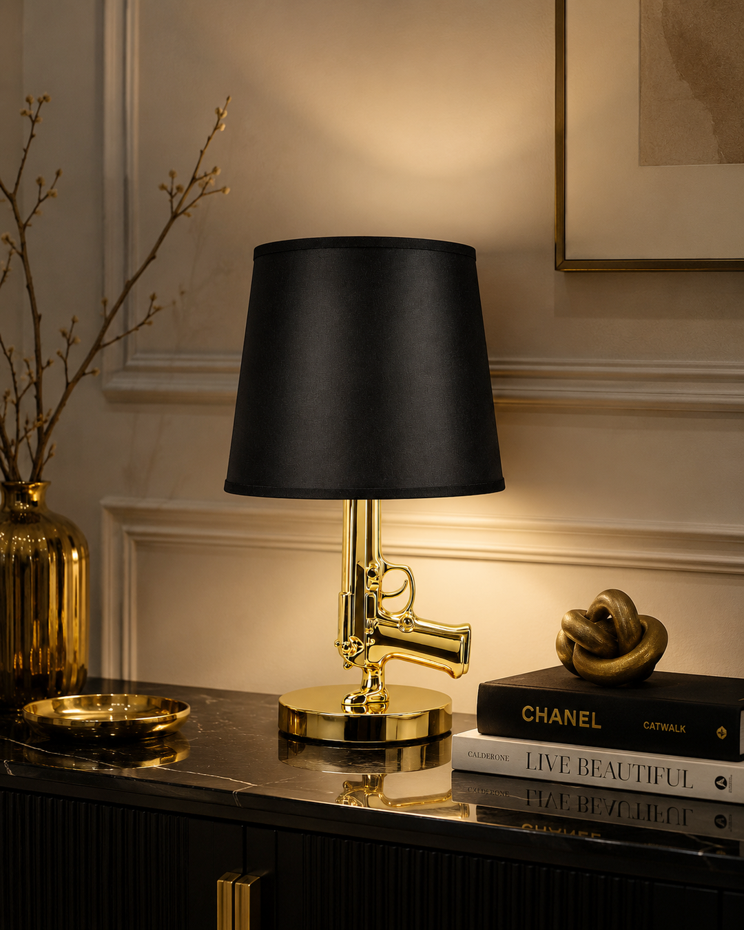 The Caliber 9 Table Lamp