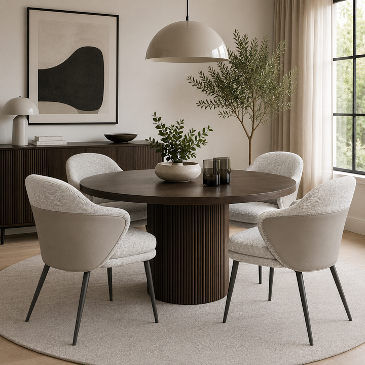Notte Dining Chair - Light Grey