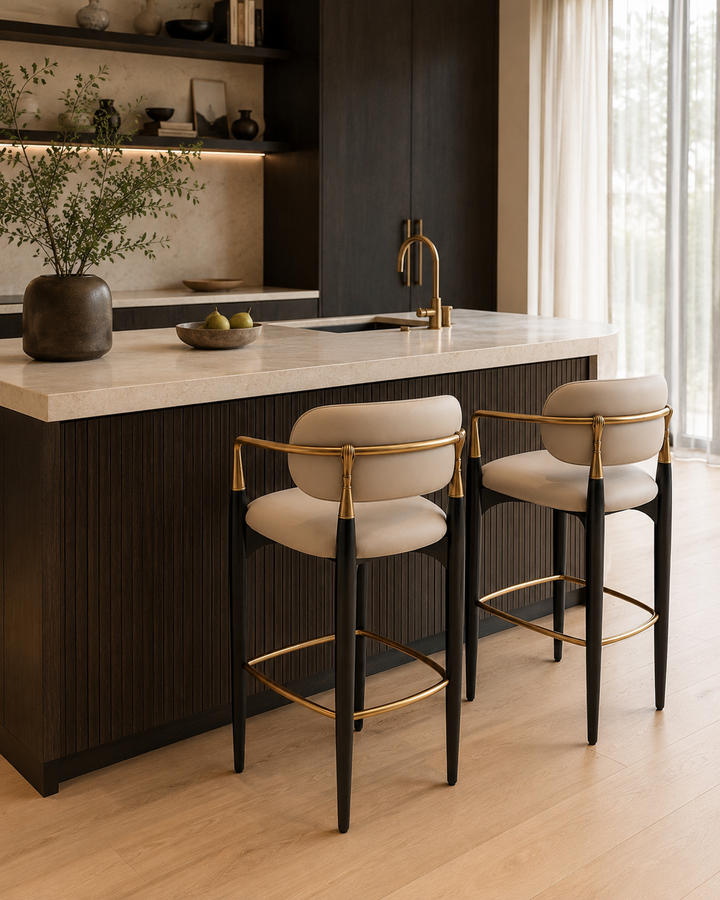 Golden Hand Bar Stool