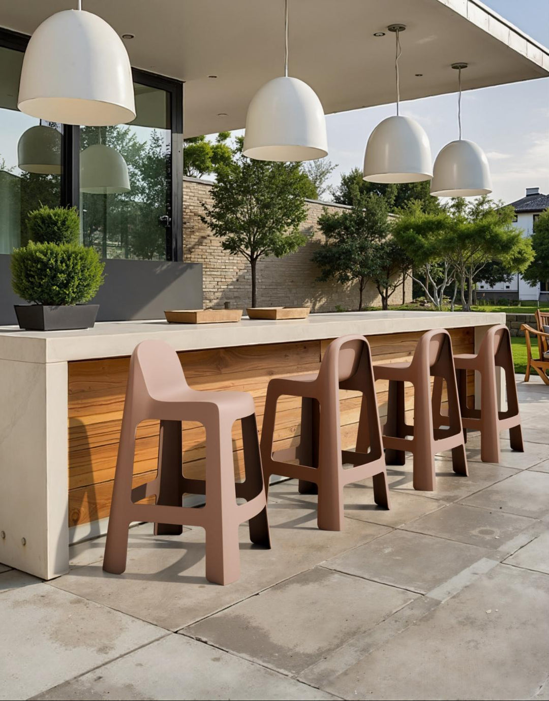 Molo Bar Stool | Brown