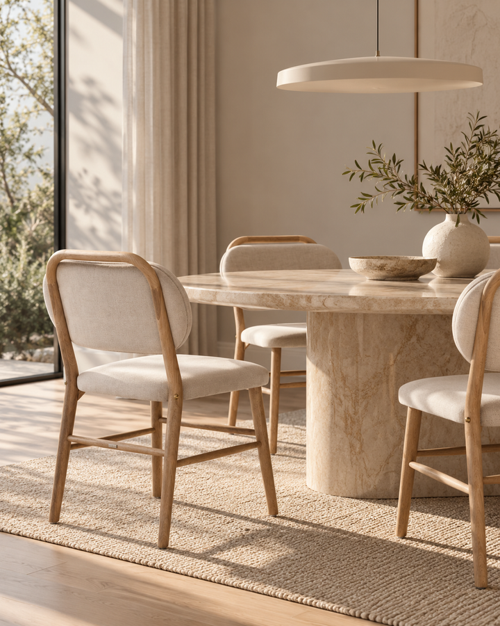 Hylda Dining Chair | Beige