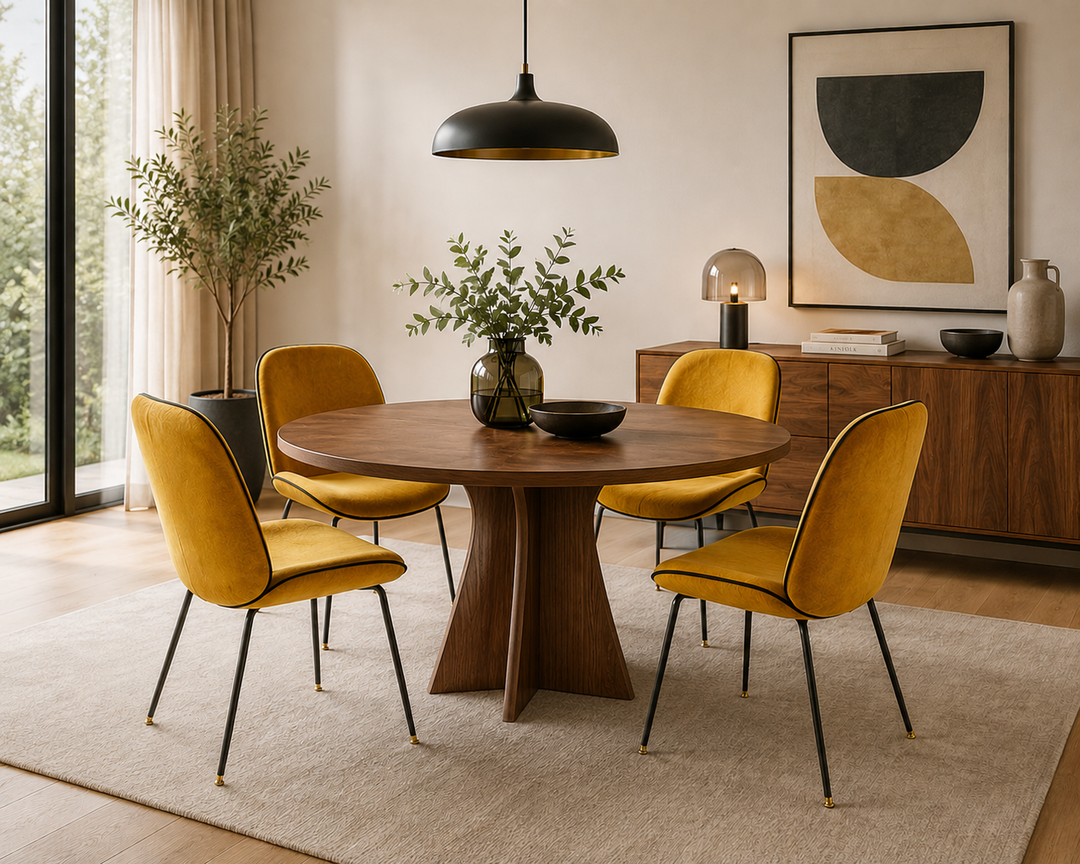 Beatle Dining Chair - Yellow