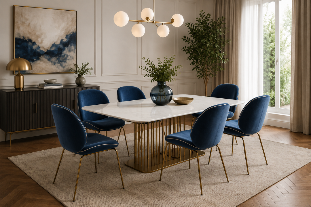 Beatle Dining Chair - Blue