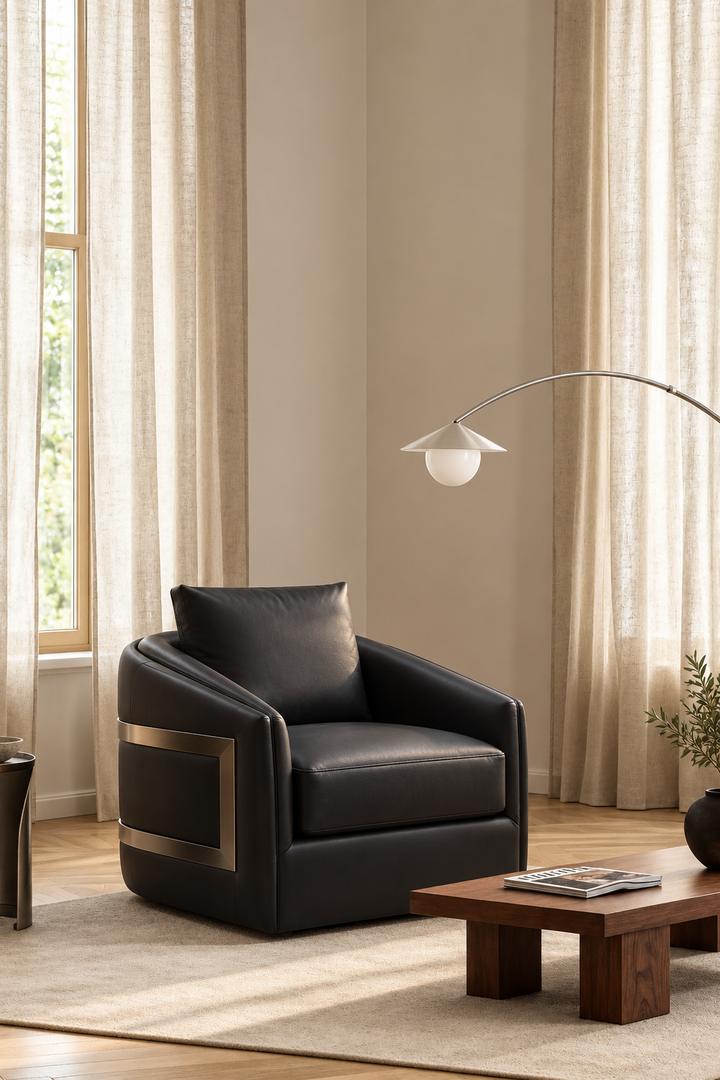 Ferro Swivel Armchair