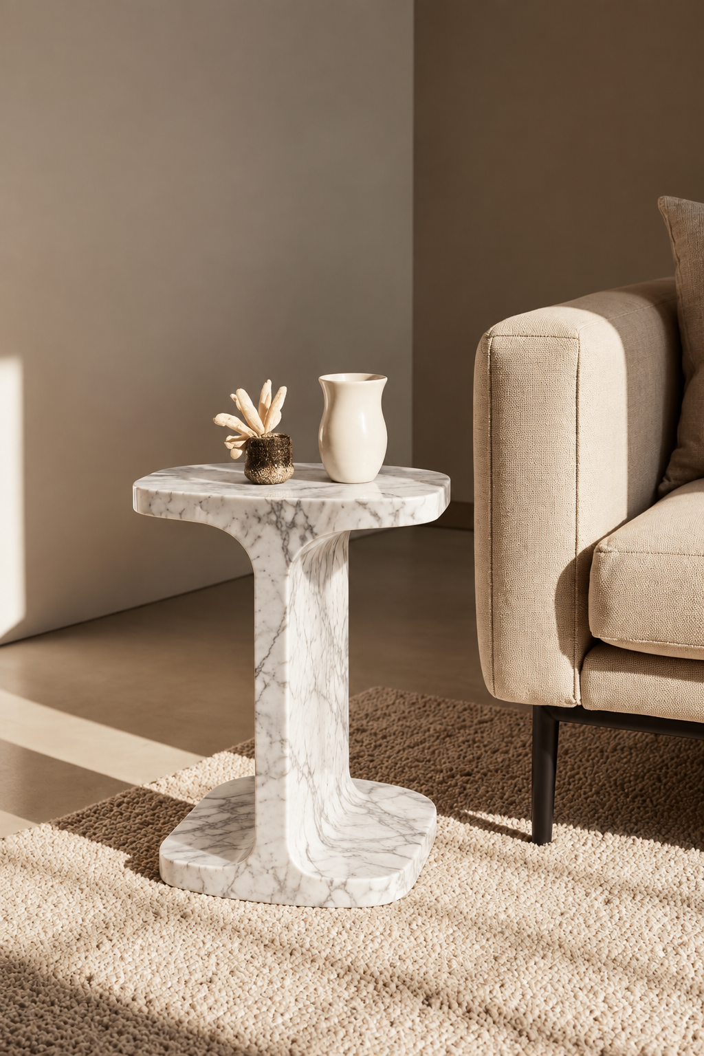 Ivy Side Table | White