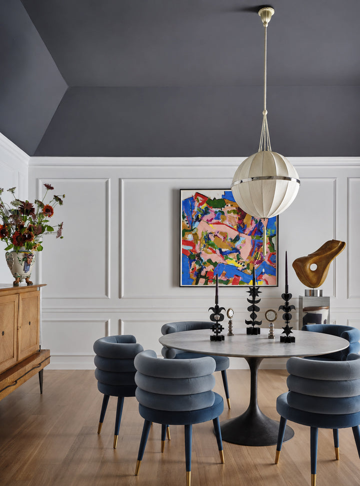 Blue Connie Dining Chair