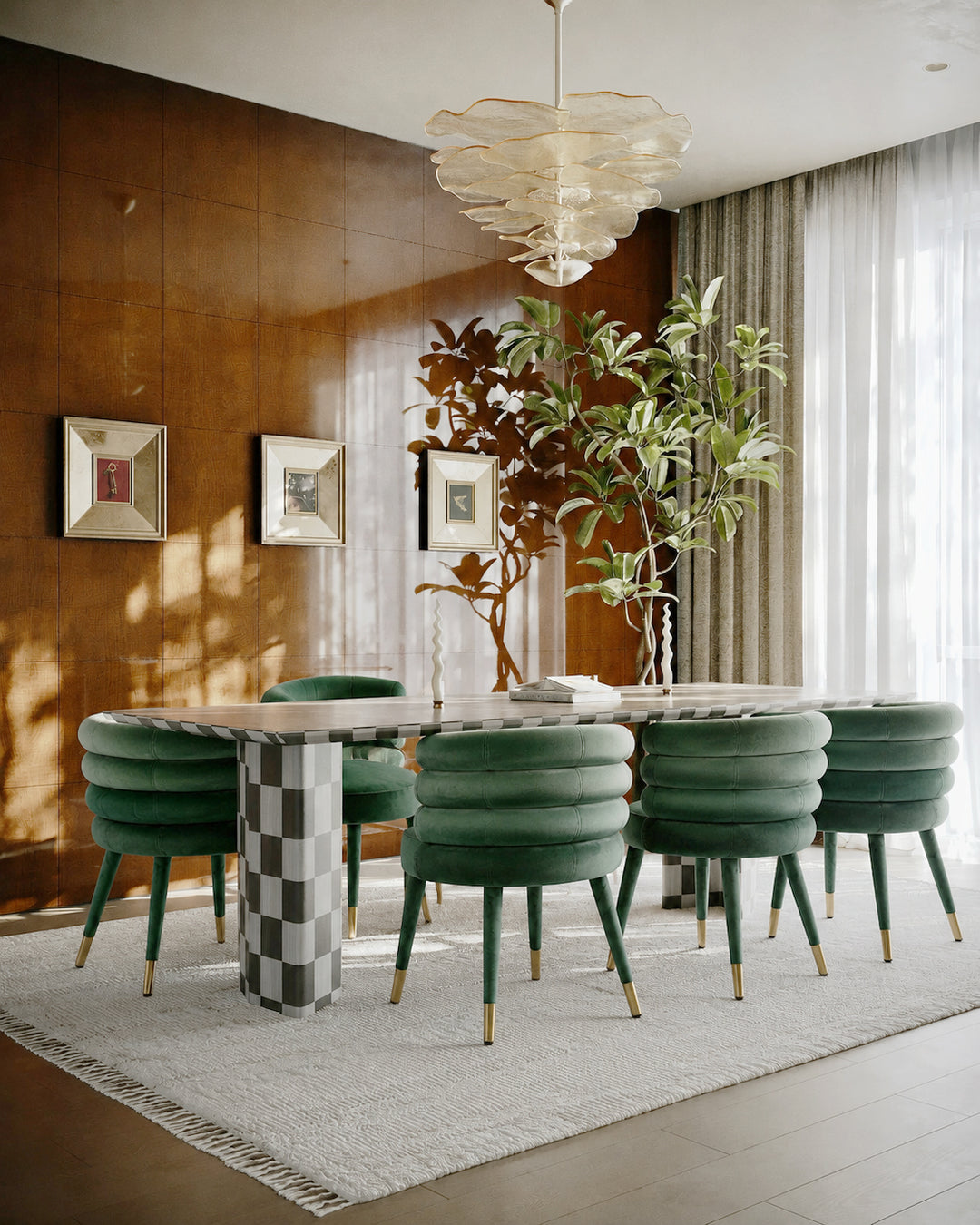Green Connie Dining Chair