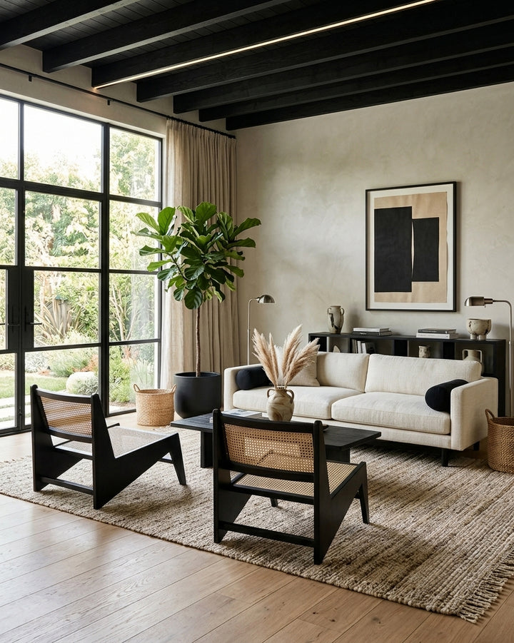 Darren Lounge Chair | Black