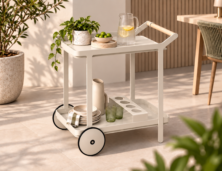 Norman Outdoor Bar Cart