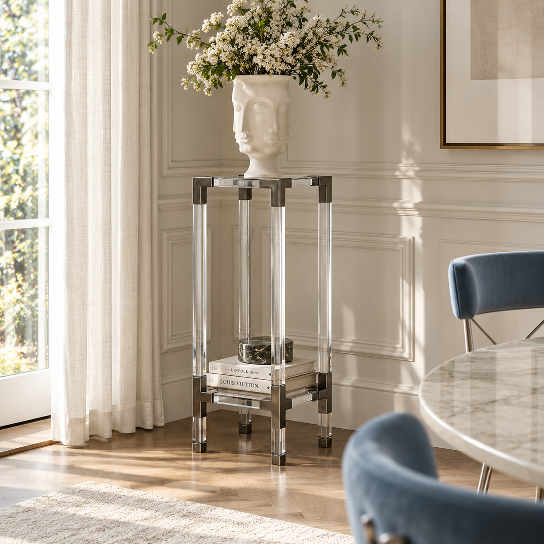 Nella Pedestal | Smoked Grey