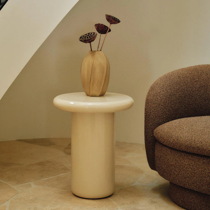 Morel Side Table - Beige