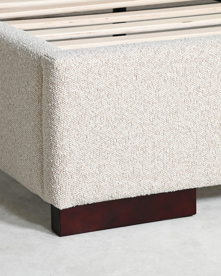 Bexley Bed (with wing) | Oatmeal