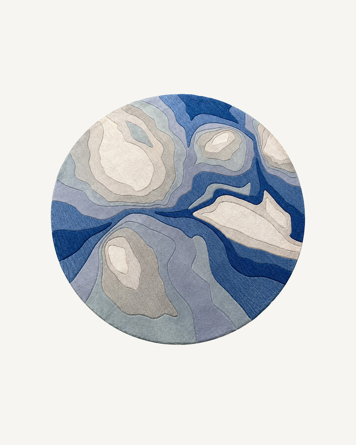 Sea Spray Round Rug