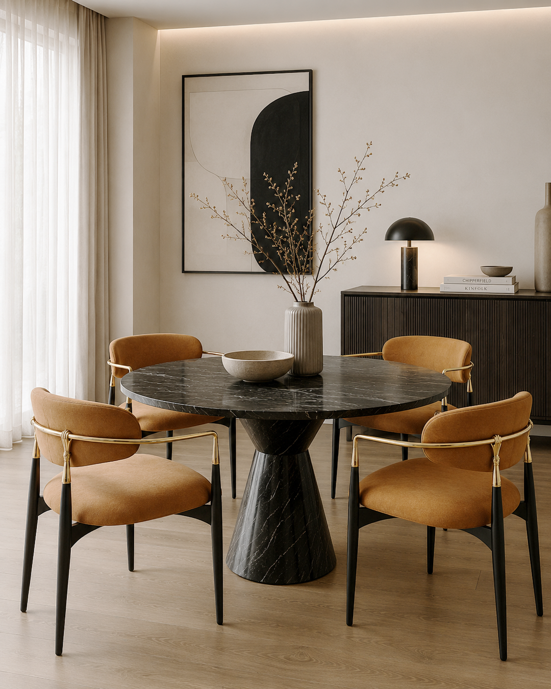 Marcus Dining Table | Black