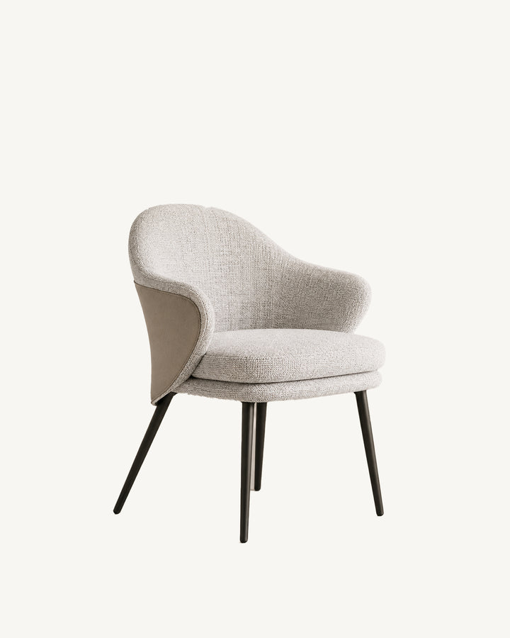 Notte Dining Chair - Light Grey
