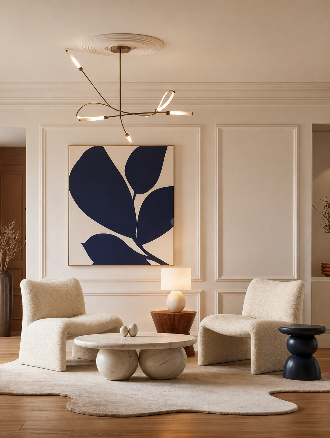 Hugo Armchair | Beige