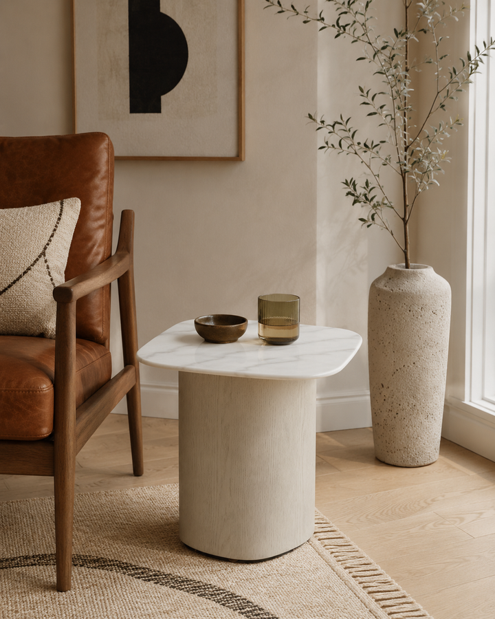Sora Side Table - Fog